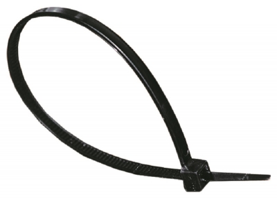 CABLE TIE 100MMX2.5MM BLACK PACK 100 (014937 - 4.8MM)