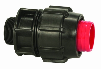 END CONNECTOR POLY-MALE 3/4