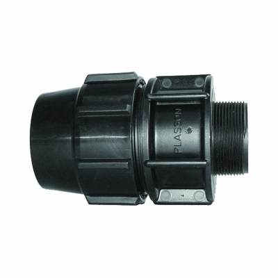 END CONNECTOR POLY-MALE 16MM-1/2