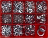 ASSORTMENT KIT WASHER SPRING STEEL 12 SIZES 933 PIECES CA648