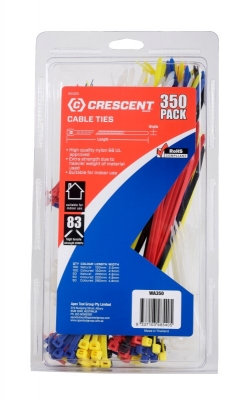 CABLE TIE ASSORTMENT PACK 350