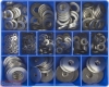 ASSORTMENT KIT WASHER FLAT STAINLESS STEEL 16 SIZES 385 PIECES CA1830
