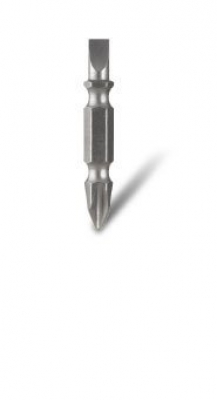 SCREWDRIVER BIT PHILLIPS/SLOTTED #2/5MMX45MM DOUBLE ENDED BORDO
