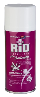 INSECT REPELLANT RID MEDICATED ANTISEPTIC 100G