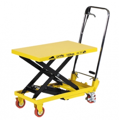 TABLE HAND SCISSOR LIFT 150KG TWO STAGE