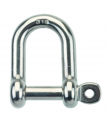 SHACKLE D 316SS 8MM