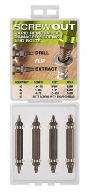 SCREW OUT SET #0-#3 4PC