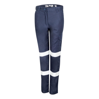 TROUSER MIDWEIGHT CARGO WOMENS C/W DOUBLE REFLECTIVE TAPE NAVY 6
