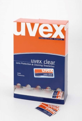 WIPE LENS CLEANING UVEX PACK 500
