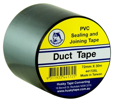 TAPE DUCT PVC SILVER 48MMX30MT (14366 - )