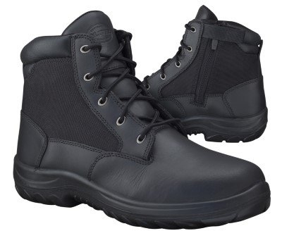 BOOT LACE UP ZIP SIDE BLACK 34-660 11.0
