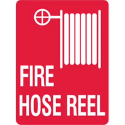 SIGN FIRE HOSE REEL 225X300MM METAL 841062 (Z033390 - 300X450MM)