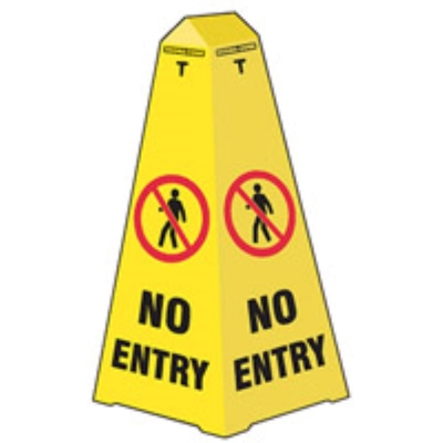 SAFETY CONE NO ENTRY 900MM 842040