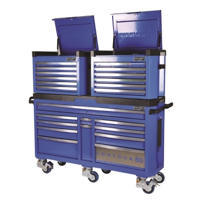 TOOL TROLLEY & CHEST COMBO 3PC 28 DRAWER KINCROME