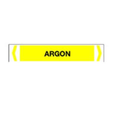 PIPE MARKER ARGON 10X100MM TO SUIT PIPE O.D. UP TO 40MM PACK 10 842441