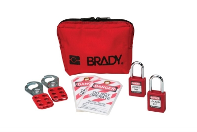 "POUCH PERSONAL PADLOCK C/W PADLOCK, TAGS & HASPS 99290"