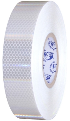 TAPE ADHESIVE 5030 PRISMATIC WHITE 24MMX45MT CLASS 1 REFLECTIVE