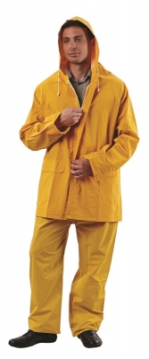 TROUSER WET WEATHER YELLOW PVC SMALL