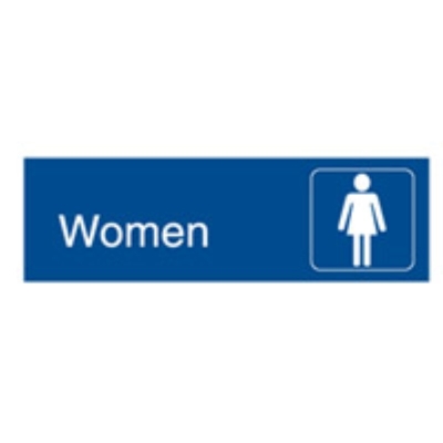 SIGN WOMEN 300X97MM ENGRAVED SELF ADHESIVE 852732