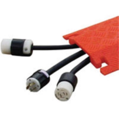 CABLE PROTECTOR DROP OVER LARGE HOLDS 3 CABLES BLACK 273X915X38MM 853644
