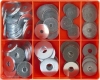 ASSORTMENT KIT WASHER STEEL PANEL 8 SIZES 143 PIECES CA1730
