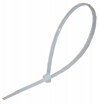 CABLE TIE 200MMX4.5MM WHITE PACK 100