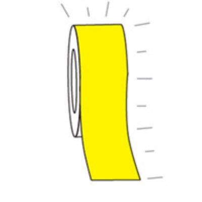 TAPE ADHESIVE EXTERIOR ULTRA HIGH-INTENSITY YELLOW 50MMX4.5MT CLASS 1 REFLECTIVE (Z054838 - )