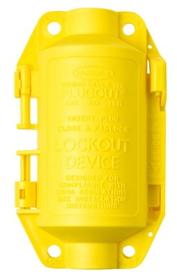 LOCKOUT HUBBELL PLUG SMALL 65695