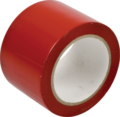 TAPE ADHESIVE AISLE MARKING RED 76MMX33MT 58251