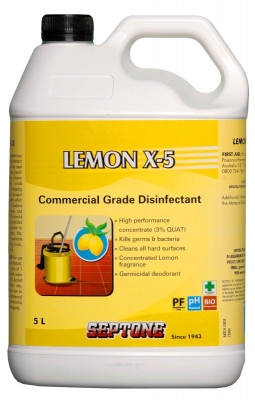 CLEANER DISINFECTANT LEMON X-5 20LTR (Z058182 - )