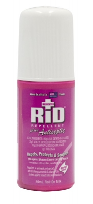 INSECT REPELLANT RID MEDICATED ANTISEPTIC ROLL ON 50ML