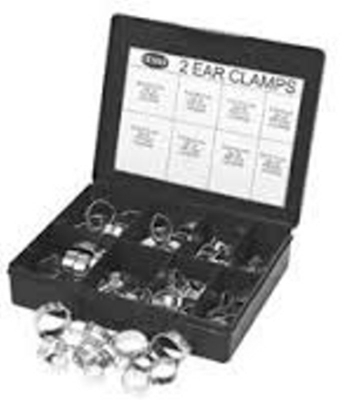 CLAMP EAR KIT 7-27MM 130PC