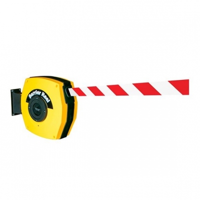 REEL BARRIER RETRACTABLE RED/WHITE 25MT