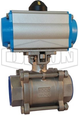 VALVE BALL S/S PNEUMATICALLY ACTUATED BV2IG SERIES